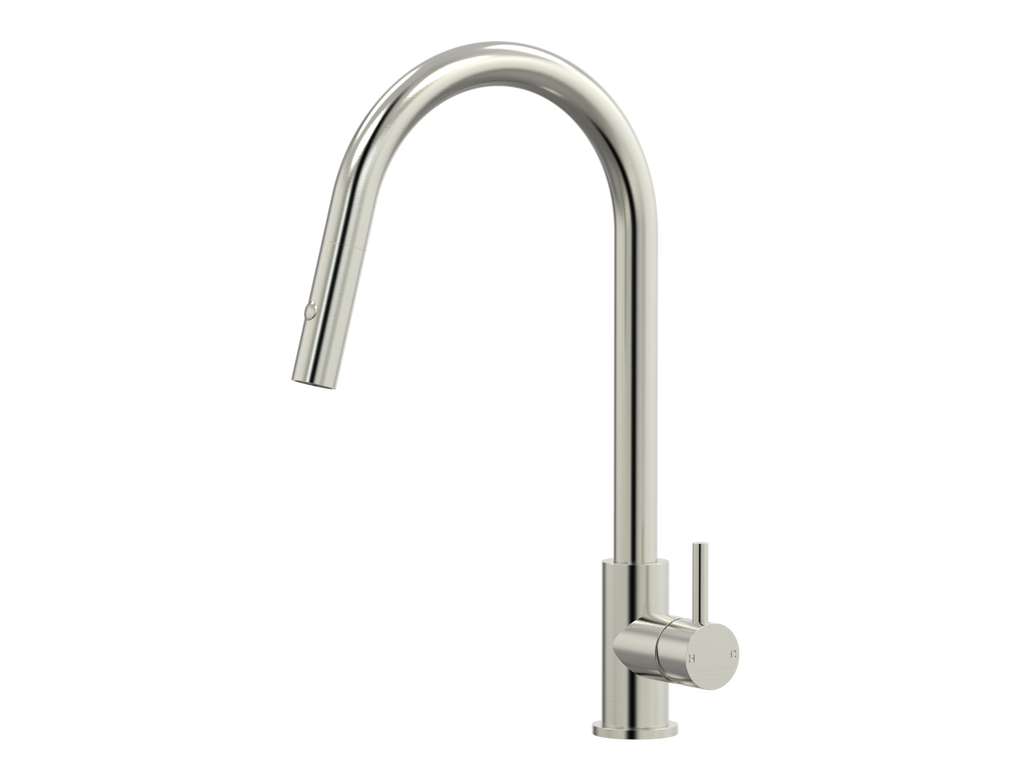 Artinox Alto tap gooseneck pullout spray